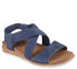 Sandale sport, dama, SKECHERS BOBS DESERT KISS LOW 114705-SLT albastru, textil